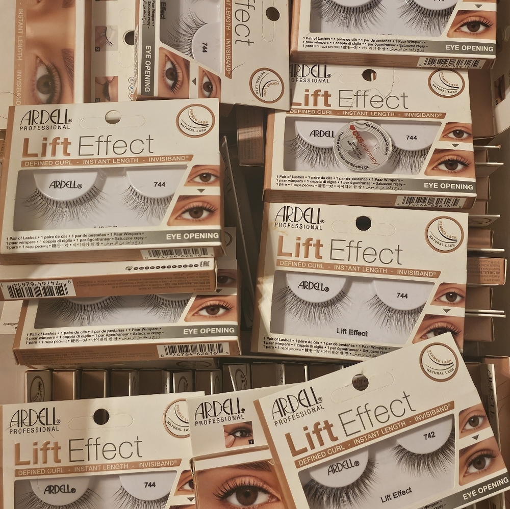 68 boxes of ardell lift effect lashes